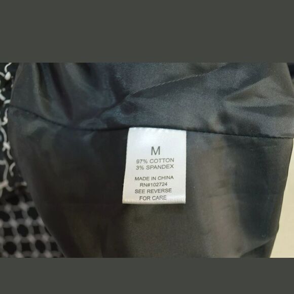 Giorgio Sant' Angelo women's black belted blouse g - Picture 8 of 8